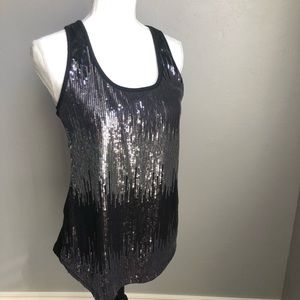 Sequin Razorback Tank